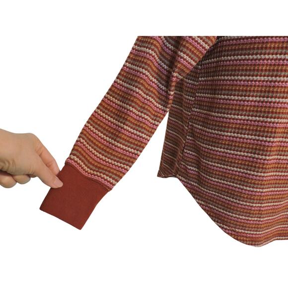 Loft Striped Crewneck Sweater Tunic Size XL - Picture 3 of 5